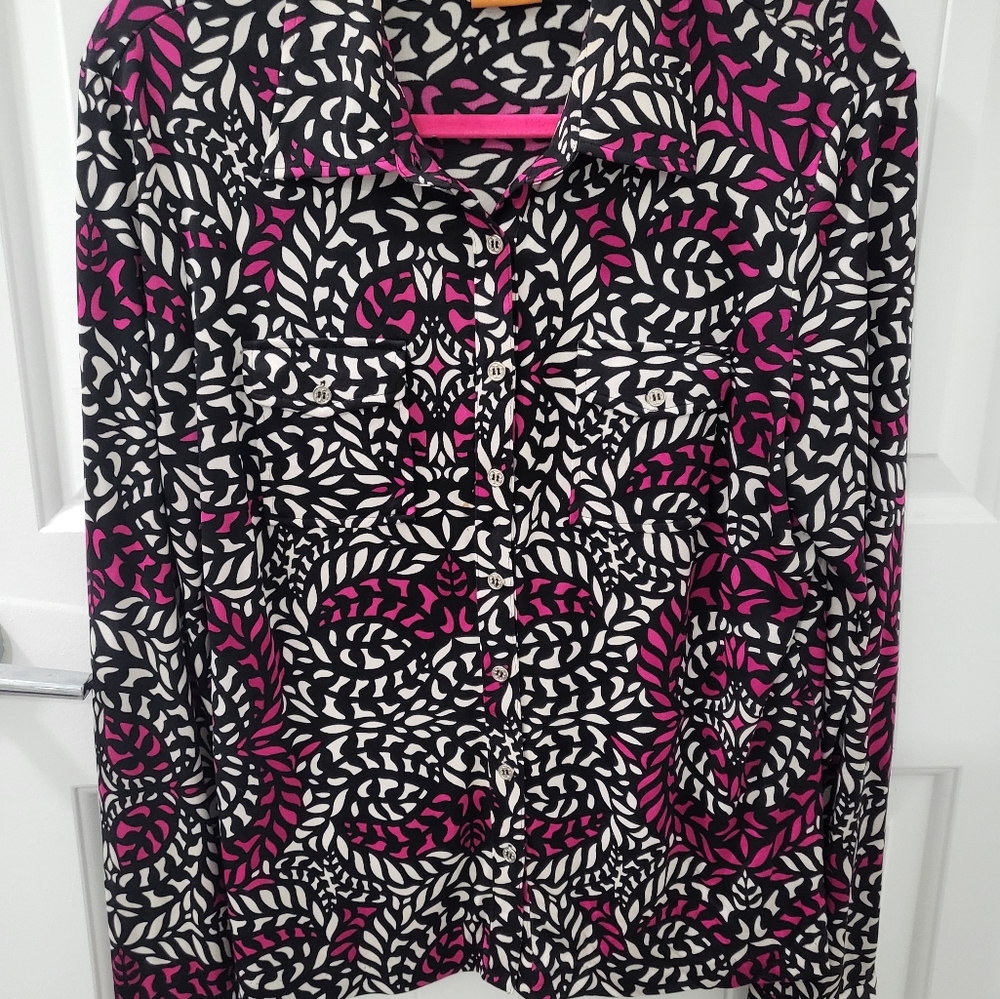 Tony Burch Button Down long Sleeve Shirt
